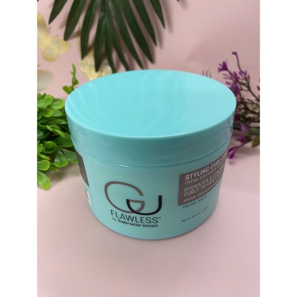 Flawless By Gabrielle Union Styling Curl Cream 8 oz U1C Hydrates Argan Avocado - Picture 2 of 5